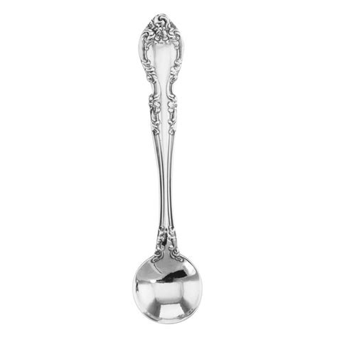 Ss66220 Sterling Silver Salt Spoon Ss 66220