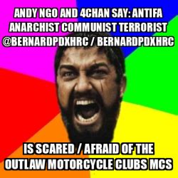 Meme Sparta Andy Ngo And 4Chan Say Antifa Anarchist Communist