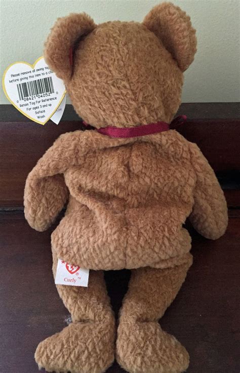 Ty Beanie Babies Curly Brown Bear Beanie Baby Collectible - Etsy