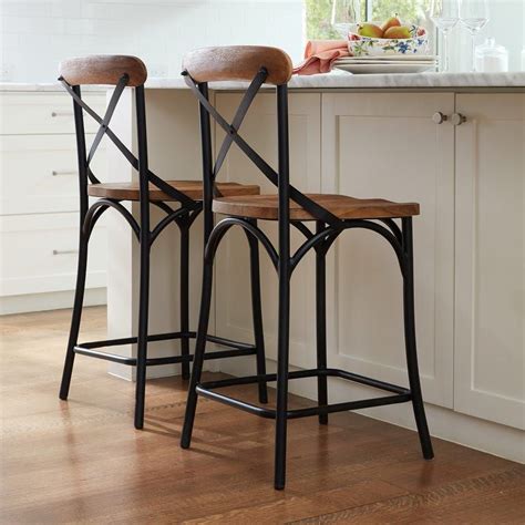 Rustic Modern Farmhouse Bar Stools / Farmhouse Kitchen Barstools Off 67 ...