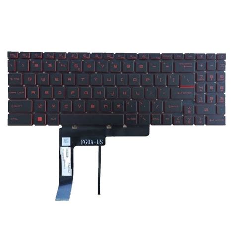 MSI Sword 15 Replacement Keyboard Flex US Layout With Backlit | Polar ...