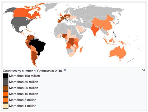 The Ten Countries With The Most Catholics The Splendor Of The Church