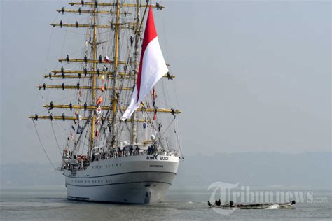 KRI Bima Suci Kembali Usai Berlayar Arungi Nusantara Selama 99 Hari