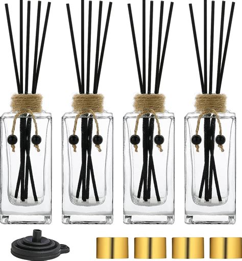 Amazon Reed Diffuser Bottle Set Of 4 Glass Diffuser Bottles 5oz