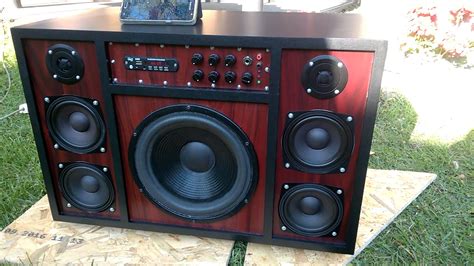 Boombox 2 1 330W With Mic Input DIY HUN YouTube