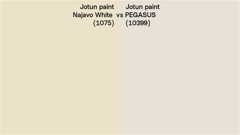 Jotun Paint Najavo White Vs Pegasus Side By Side Comparison