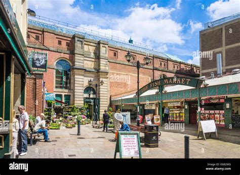 Derby Market Hall Derby City Centre Derby Derbyshire England UK GB EU ...