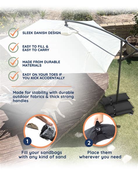Weight Bags Outdoor Sandbags As Weight For Cantilever Umbrella