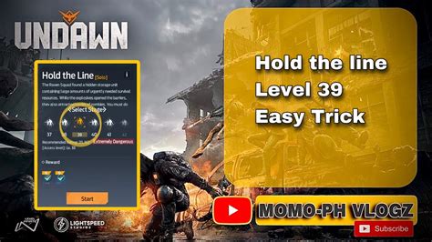 Undawn Garena PH Hold The Line Easy Trick YouTube