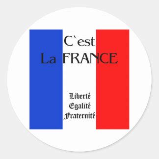 French Flag Stickers | Zazzle