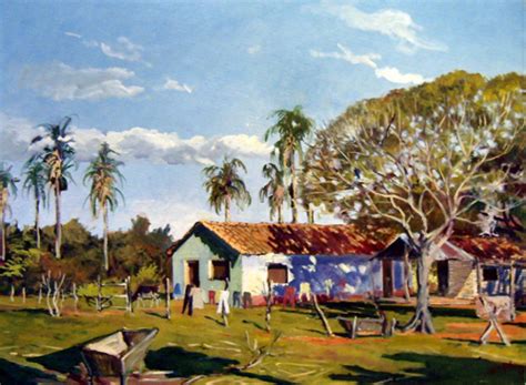 Portal Guaraní Campo Paraguayo Óleos De Juan De Dios ValdÉz GalerÍa