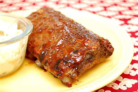 Kansas City Style Pork Ribs Spices Are Rubbed On Pork Spare Ribs And Chilled Overnight To Allow