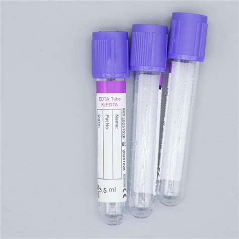 China Purple Vacutainer Tube Manufacturers Factory Customized Purple