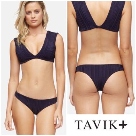 Women S Tavik Ali Mini Swim Bikini Bottom Slinky Rib Size XS New