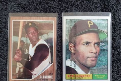 Roberto Clemente Topps Insert Lot 2 1997 7 61 1998 8 62 NM