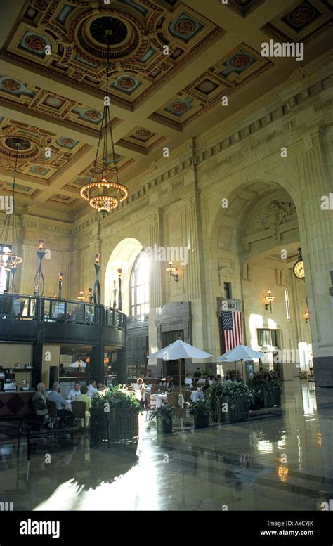 The Interior Of Union Station In Kansas City Missouri Stock Photo Alamy