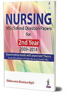 Jaypeedigital Nursing Msc Solved Question Papers For Nd Year