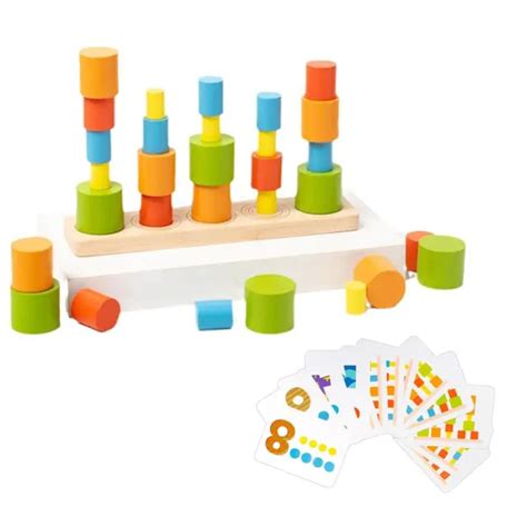 Jeux D Empilage En Bois Jeu D Quilibre Jeux De Soci T Pour Enfants