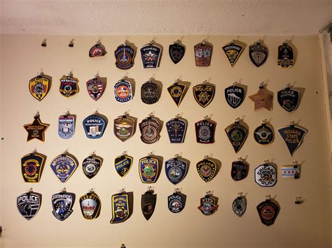 My collection of police patches (so far). : r/Patches