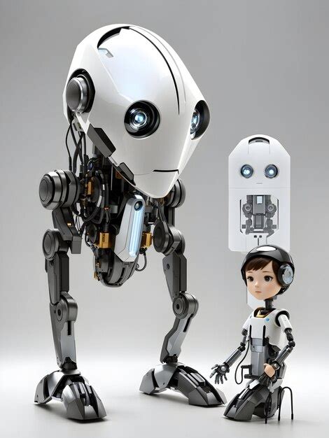 Premium AI Image | Robotic Companions Design a series of robotic ...