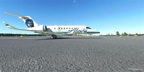 Alaska Airlines Retro Livery Longitude for Microsoft Flight Simulator ...