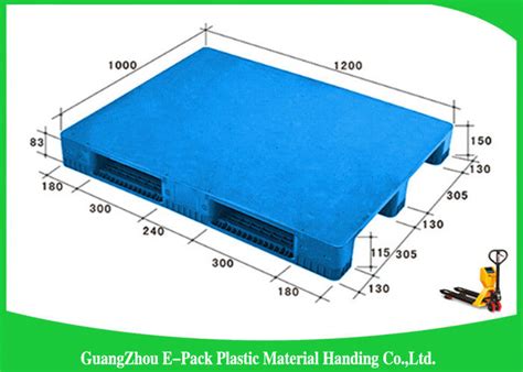 Standard Size Stackable Plastic Pallets , Double Faced Heavy Duty ...