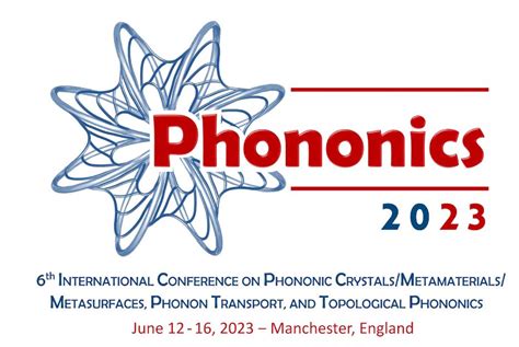 Phononics 2023 6th International Conference On Phononic Crystals