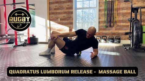 Quadratus Lumborum Ql Release With Massage Ball Exercise Library