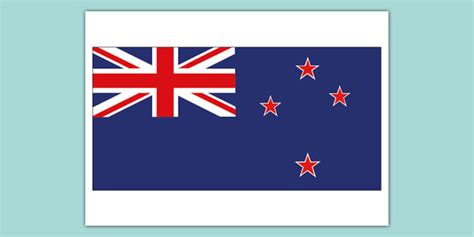 New Zealand Flag Display Poster (teacher made) - Twinkl