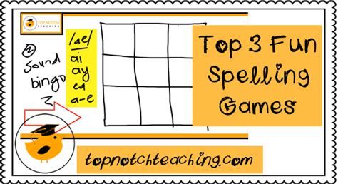 Top 3 Fun Spelling Games