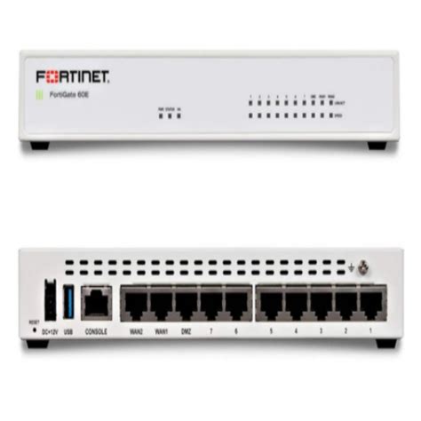 FortiGate 60E 10 X GE RJ45 Ports Fortinet Network Security Firewall FG 60E