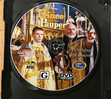 The Prince And The Pauper DVD - 1962, Guy Williams, Sean Scully, Walt Disney on eBid United ...