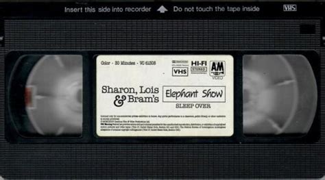 Sharon Lois Brams Elephant Show Sleep Over Vhs 1989 For Sale Online Ebay