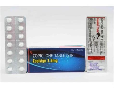 Anti Anxiety Anti Depresstion Slepping Medicines Zopiclone Zopinap