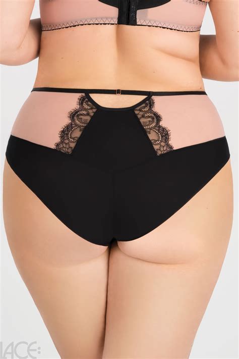 Gorsenia Tailleslip Gorsenia 35 BLACK Lace Lingerie Nl