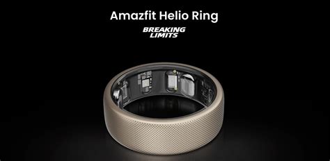 Amazfit Helio Ring Une Bague Intelligente En Alliage De Titane Qui