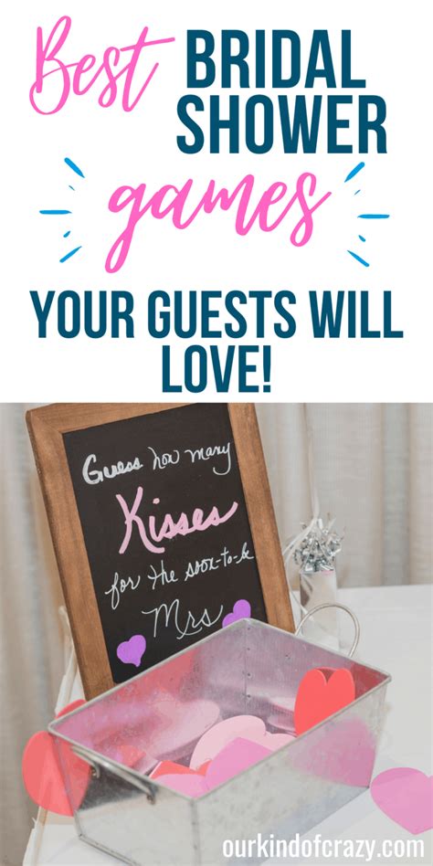 Fun Bridal Shower Games And Activities Guests Will Love Our Kind Of Crazy