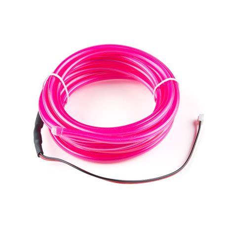 bendable el wire pink  buy  australia   sparkfun