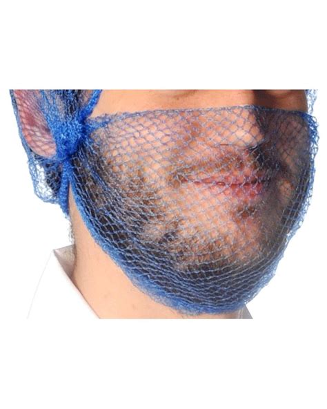 Beard Snood Blue Metal Free Pack From Aspli Safety