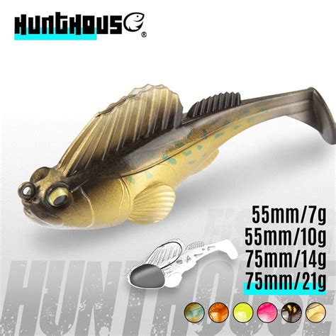 Hunthouse señuelo suave para pesca cebo para pesca de Lucio cola de