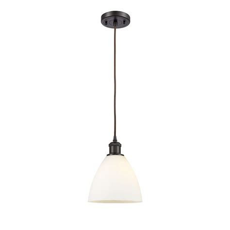 Innovations Ballston Dome Led Mini Pendant P Bz Fr P Ob