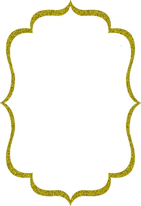 Download Gold Sparkles Png Download Gold Glitter Frame Png Png Image