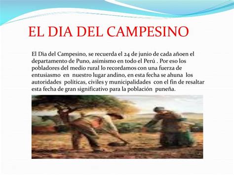 PPT EL DIA DEL CAMPESINO PowerPoint Presentation ID 5399533