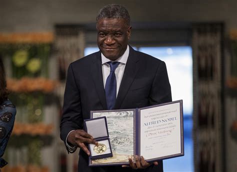 Dr Denis Mukwege S Nobel Peace Prize Speech Panzi Foundation