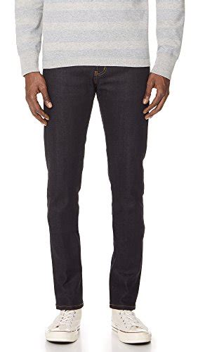 Buy Naked Famous Men S Super Guy Deep Indigo Stretch Selvedge Jeans