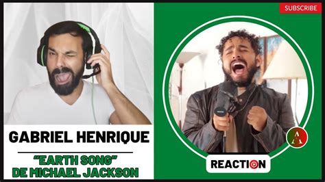 GABRIEL HENRIQUE Earth Song By Michael Jackson REACT ISTO Foi