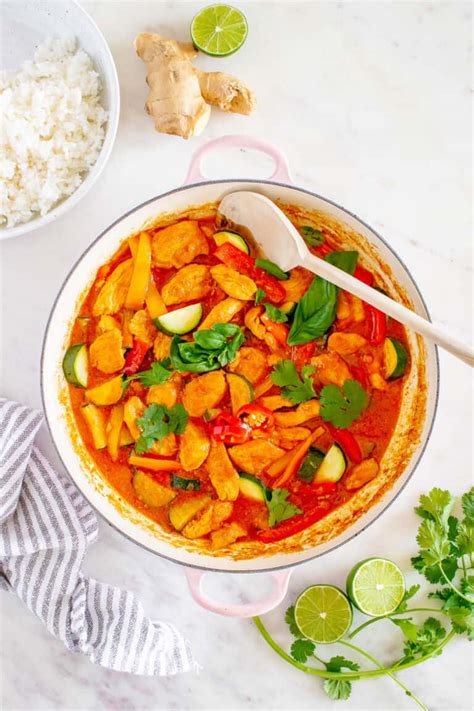 Quick Thai Curry Chicken Recipe | Busy Day Dinners