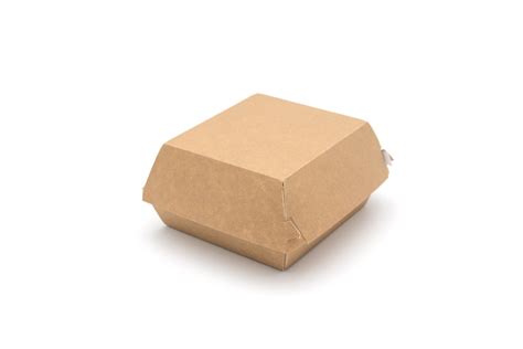 Kompostierbare Standard Clamshell Burgerbox Aus Kraftpapier Ulas