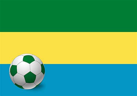 Gabon Flag On Soccer Ball Ball Icon Clip Art Vector Ball Icon Clip