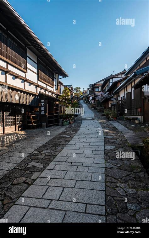 Historic Village On Nakasendo Street Traditional Houses Magome Juku